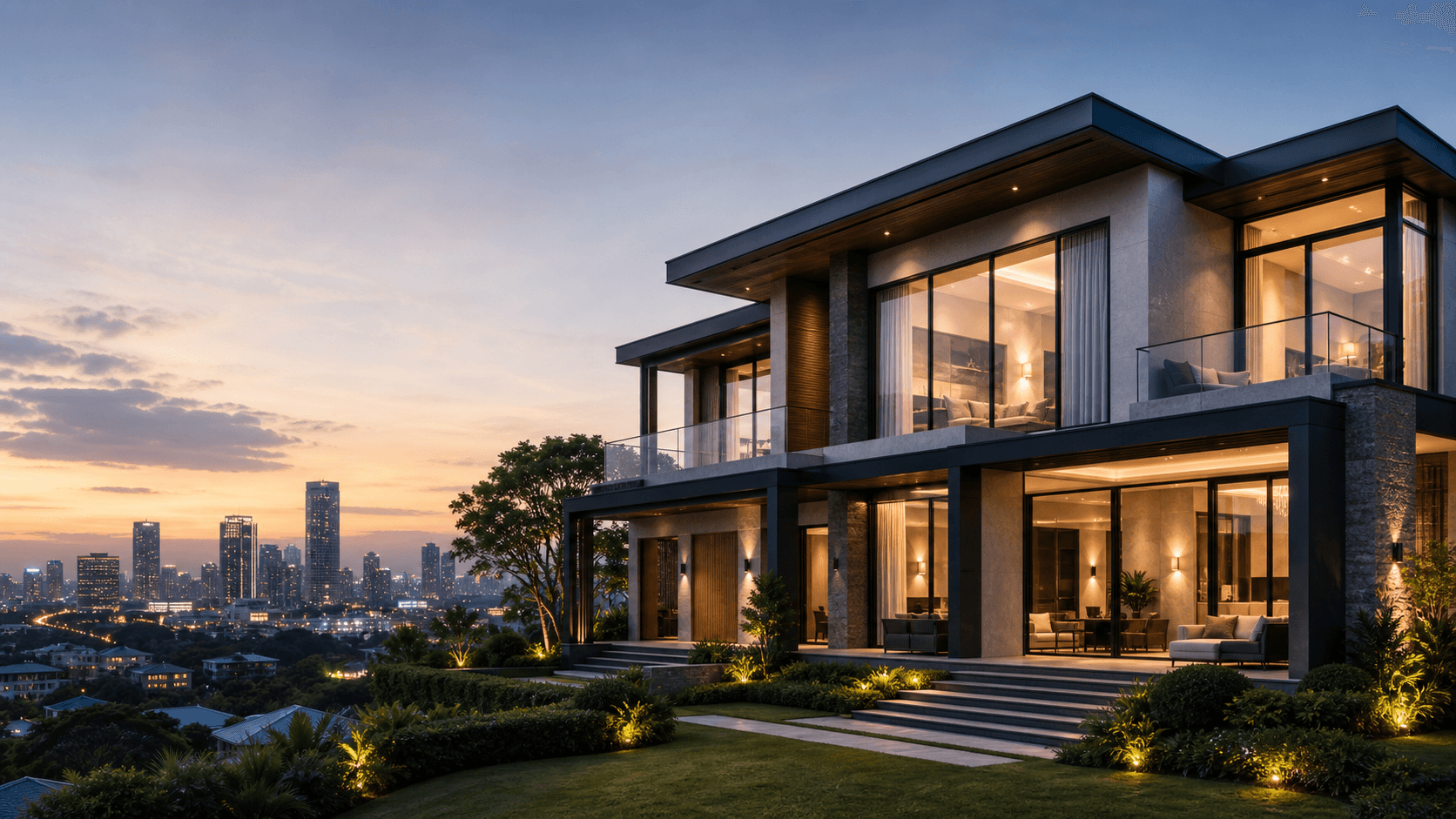 บ้านหรูพร้อมวิวเมือง